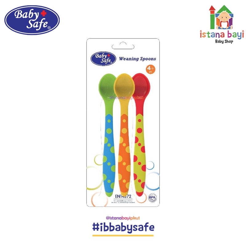 Baby Safe Weaning Spoon BS351 - Sendok makan bayi