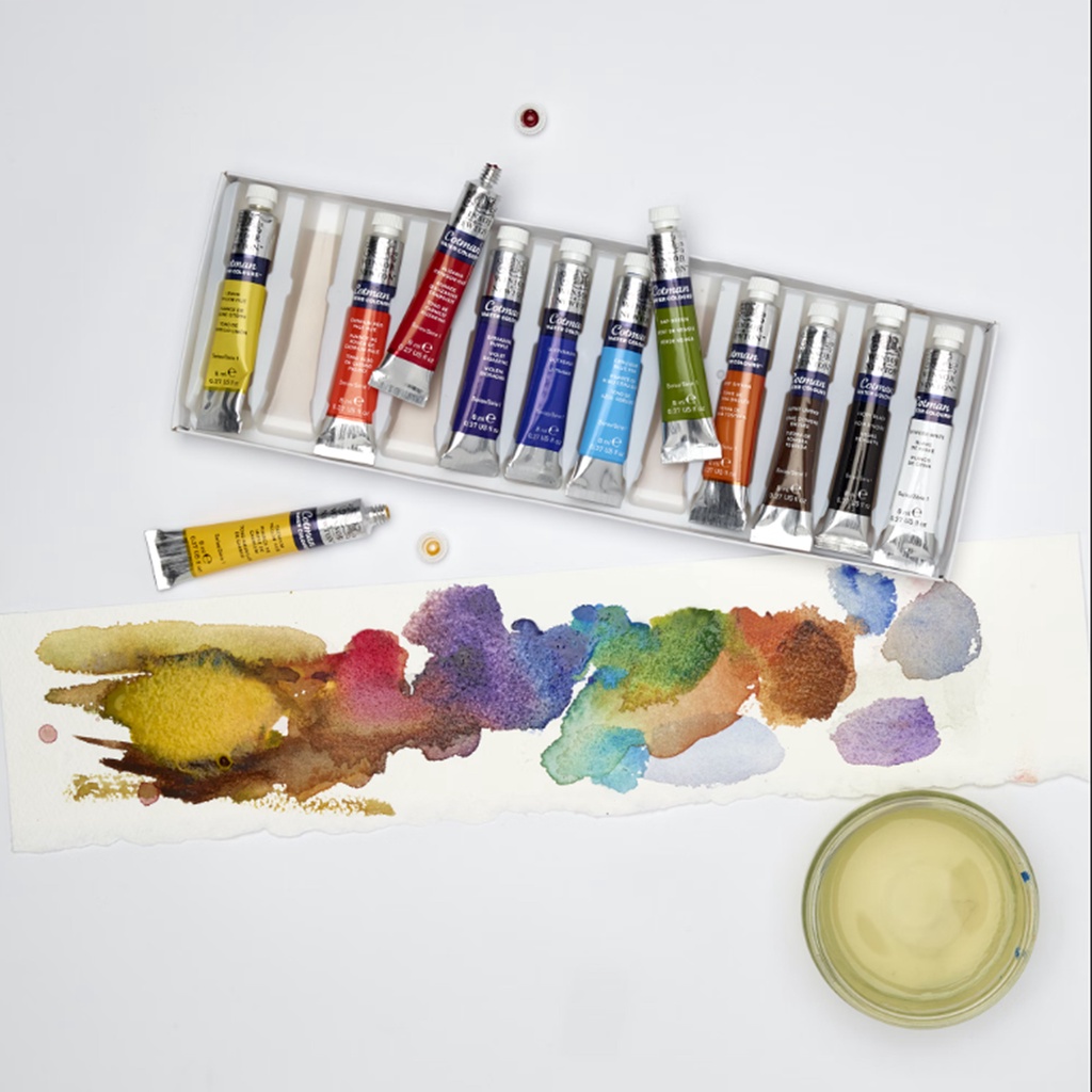 Winsor &amp; Newton - Cotman Watercolours Introductory 12x18ml Tube Set