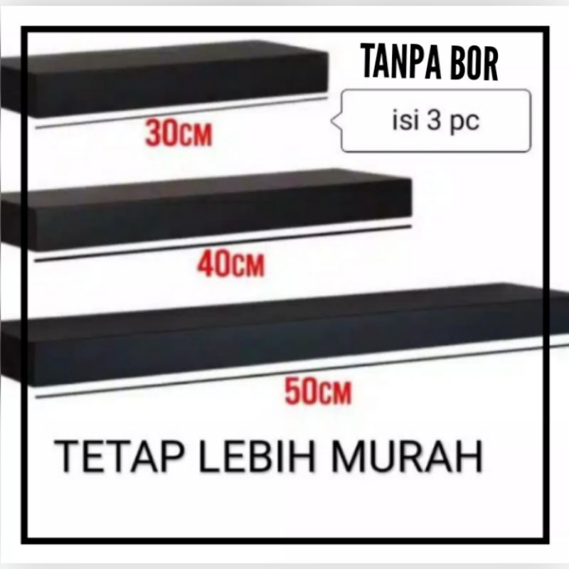 [ Dekor Sr ]Rak Dinding minimalis - Rak tempel Gantung Ambalan Dinding Rak Kayu Serbaguna Hiasan Rum