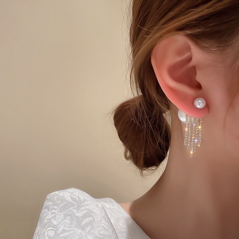 Anting Wanita Anting Mutiara Perhiasan Pesta AT223