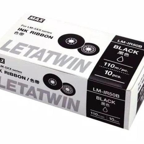 Max Letatwin Ink Ribbon Ir-50B Ir50B Ir 50B For Lm-550A Lm550A Lm 550A