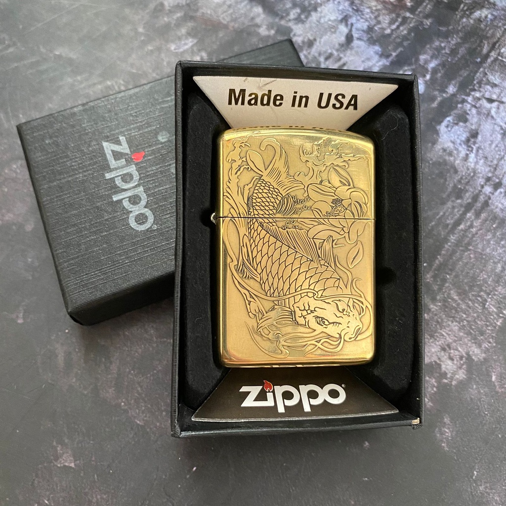 Korek Api ZIPPO Koi Gold