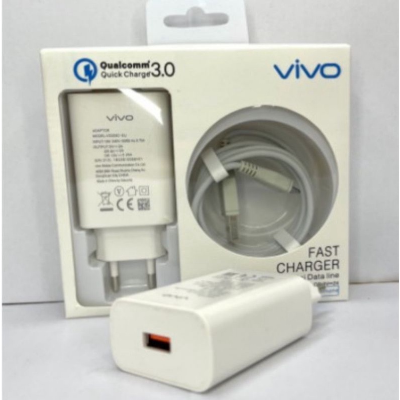 TC CASAN CHARGER VIVO X30 Q.C. 3.0 SUPPORT FASTCHARGING MICRO DAN TYPE C