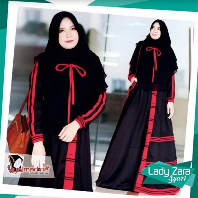 Gamis Syalmadina Lady Zara