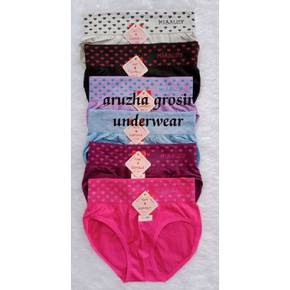 CD celana dalam wanita rajut import seamless MISSLILY