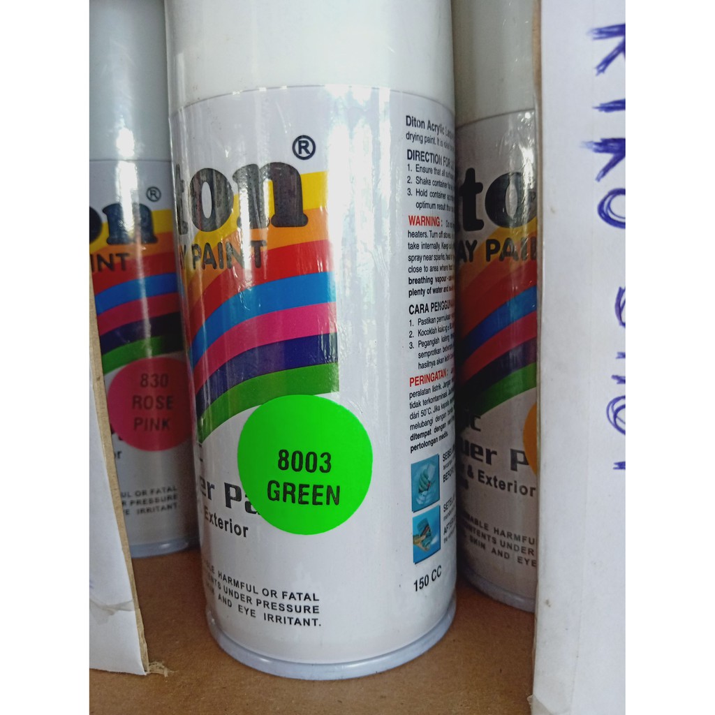 

Diton 8003 green stabilo cat semprot pilok pylox pylok isi 150cc