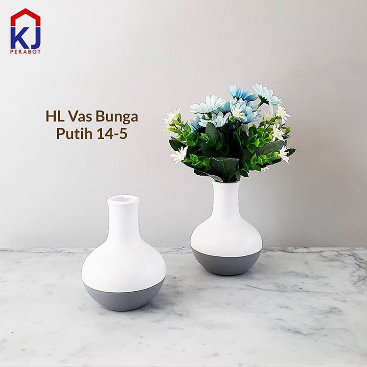 HL VAS  BUNGA  PUTIH 14 5 Shopee Indonesia