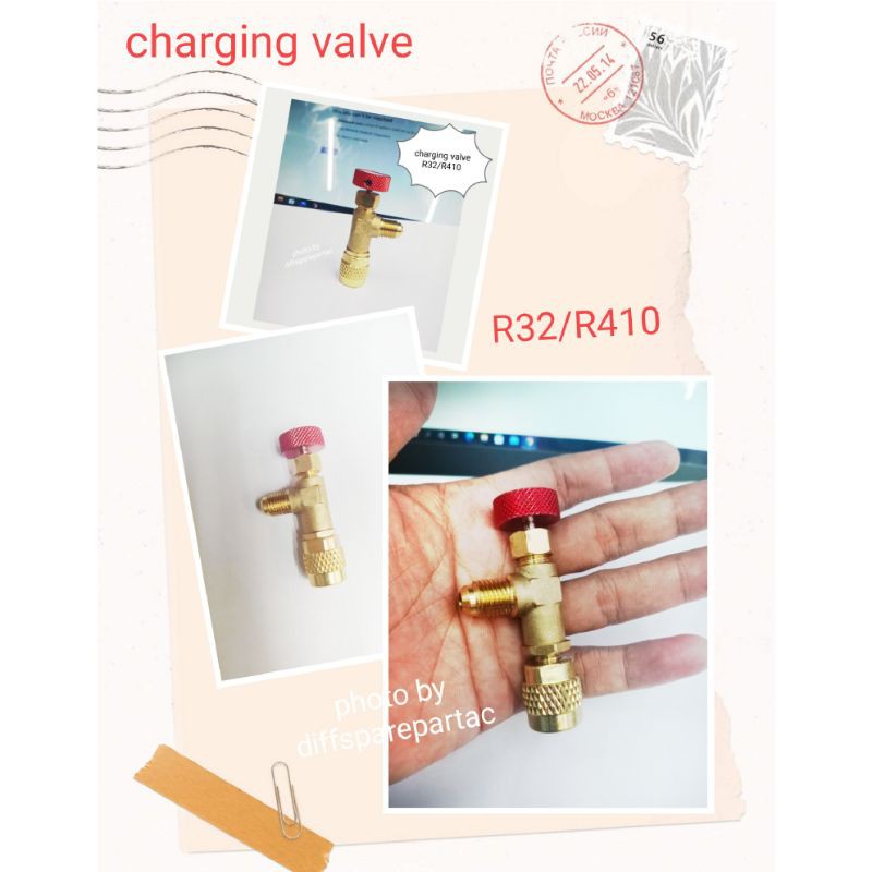 charging valve R32/R410 nepel konektor R32/410