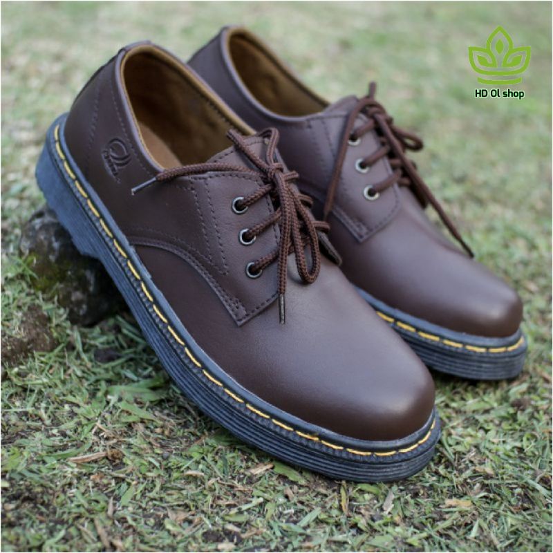 OXFORD SEPATU FORMAL PRIA KONDANGAN KERJA 3 HOLE CARAKA WARNA HITAM  KOPI TAN  UK 38-44