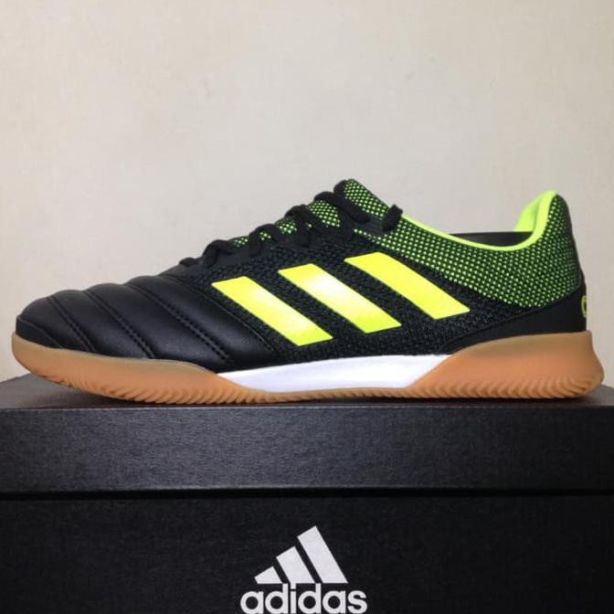 Original Sepatu Futsal Adidas Copa 19.3 In Sala Black Solar Yellow Bb8093 Ori
