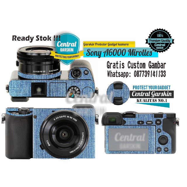 Garskin Kamera Sony A6000 - jeans
