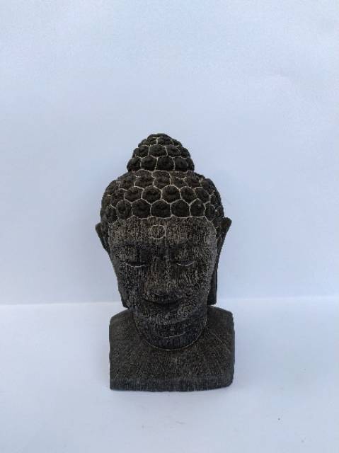 (BISA COD) PAJANGAN MINIATUR PATUNG KRPALA BUDHA 15x9 cm - DEKORASI RUMAH MURAH