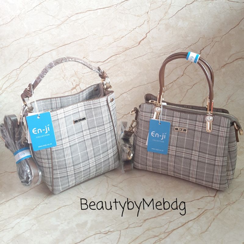 En-ji Fausta Handbag - Khaki / ENJI by palomino Ghea tas wanita handbag