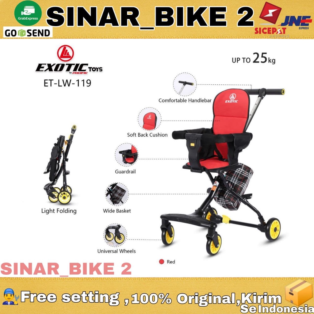 Magic Stroller Kursi dorong Exotic Traveller Cabin Kabin stroller LW 116, &amp; LW 132 &amp; Magic Stroller IORA BABY W668