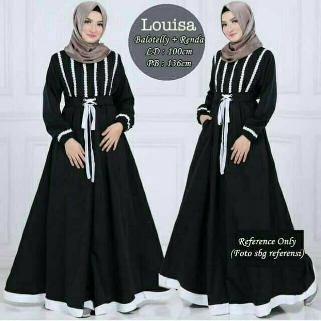 PROMO DRESS MURAH !!! LOUISA DRESS SEMUA WARNA READY