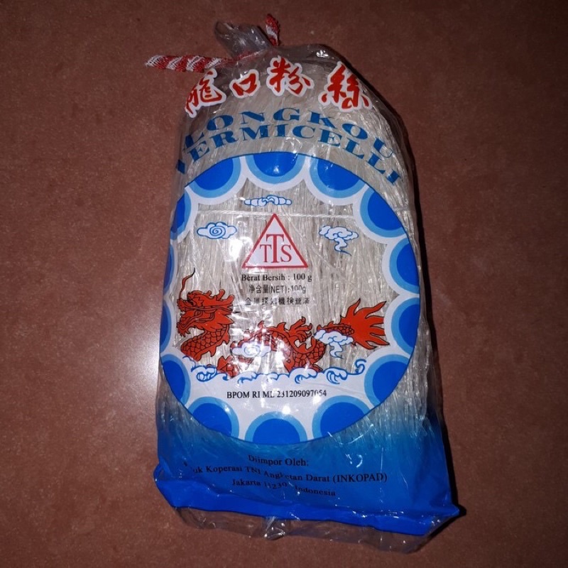 [HALAL] TTS Soun Super Naga 100gr Sohun Cap Naga Vermicelli / [HALAL] Soun Longkou Burung 100gr Sohu
