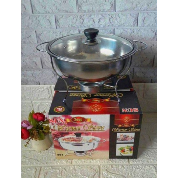 Prasmanan Bowl Soup Warmer Panci Prasmanan ukuran 28cm