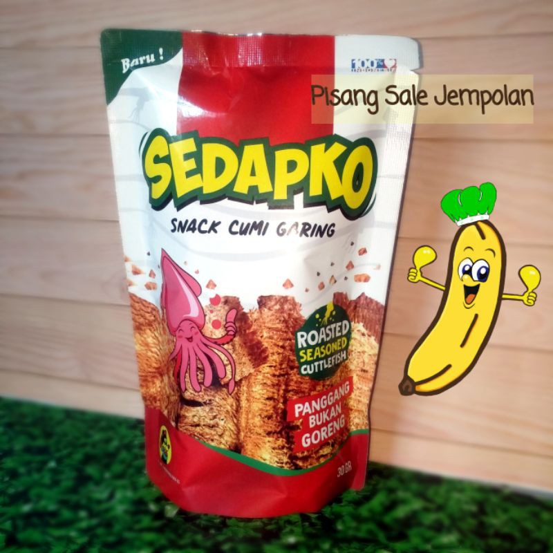 SEDAPKO Snack Juhi Garing kering kemasan baru Roasted Seasoned Cuttlefish Panggang