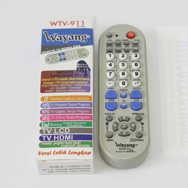 Remot tv WAYANG WTV 911