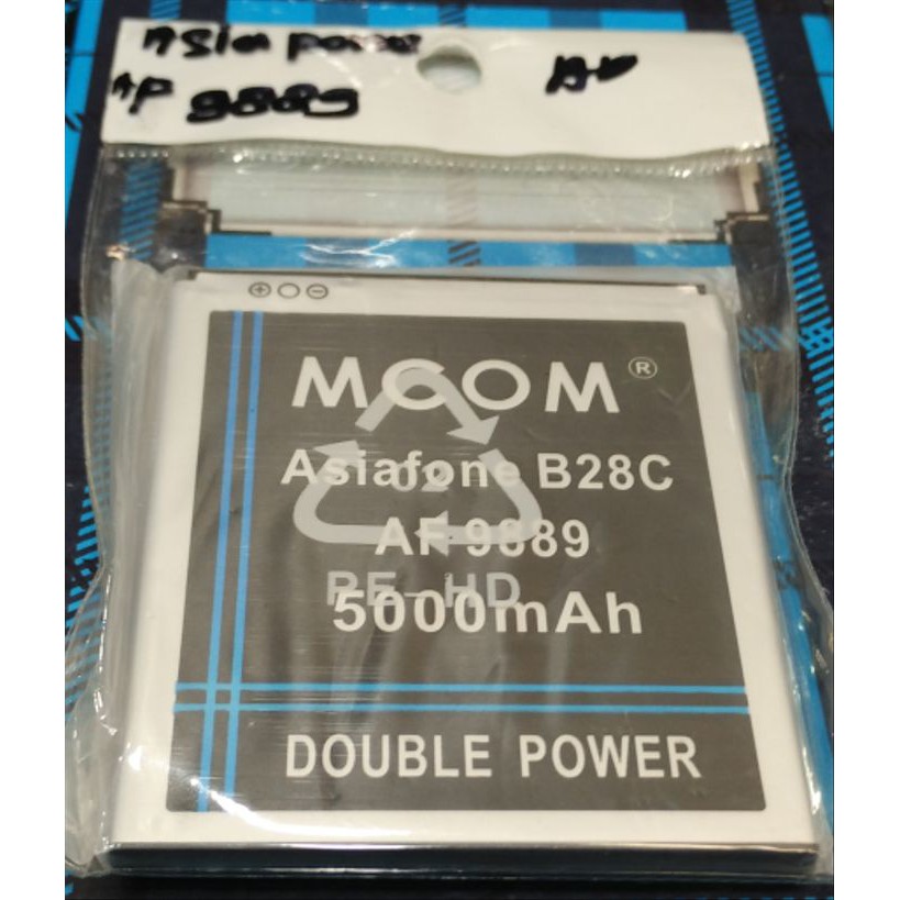 baterai asiafone b28c af9889 9889 Mcom 5000mah battery battle batt