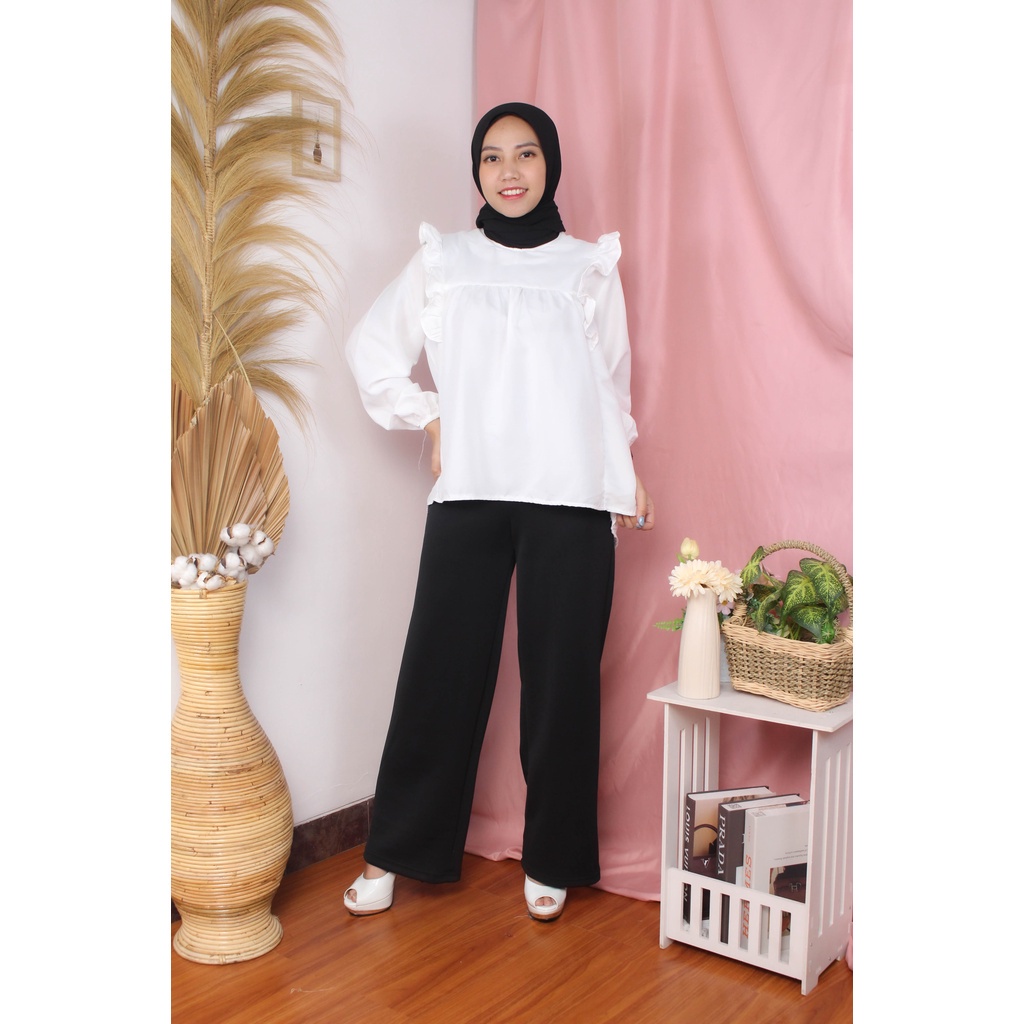 Tq88indonesia Baju Blouse Wanita Kekinian / Biany Blouse / ROSSE Blouse / Baju Atasan Wanita Terbaru / Ootd Terbaru / Outfit Citayam Kekinian