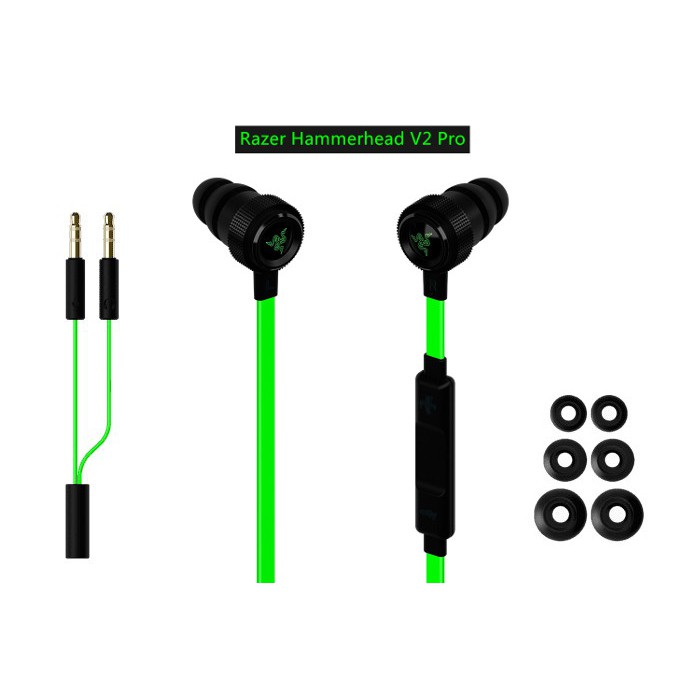 Oem Razer Hammerhead Pro V2 Super Gaming Earphone Shopee Indonesia