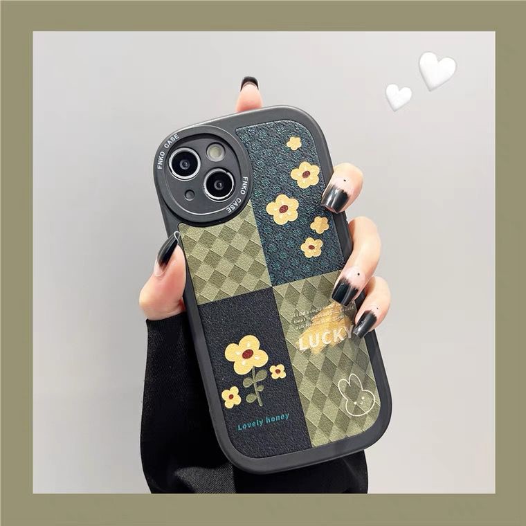 [TPC] Phone Case IPHONE 6 6S 7 8 PLUS X XS MAX XR 11 12 13 PRO MAX YELLOW FLOWER Casing Case Korean Cute IP025