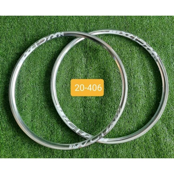 Rims MXL DA24 20 406 Discbrake 28-28 Hole Silver