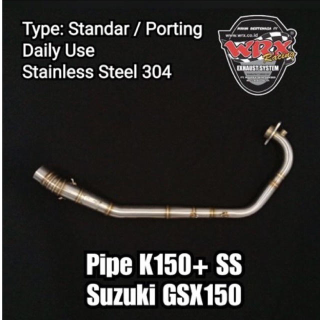 HEADER LEHERAN PIPA WRX K150 SUZUKI GSX R/S/BANDIT SS ORIGINAL