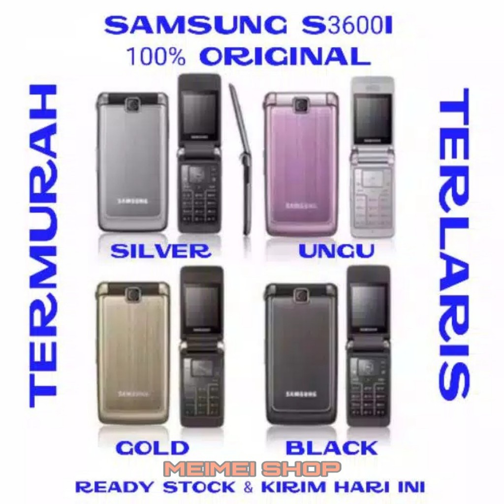 SAMSUNG LIPAT S3600 3600 S3600i S 3600 S 3600i ORIGINAL BAHASA INDO SAMSUNG FLIP SAMSUNG JADUL MURAH