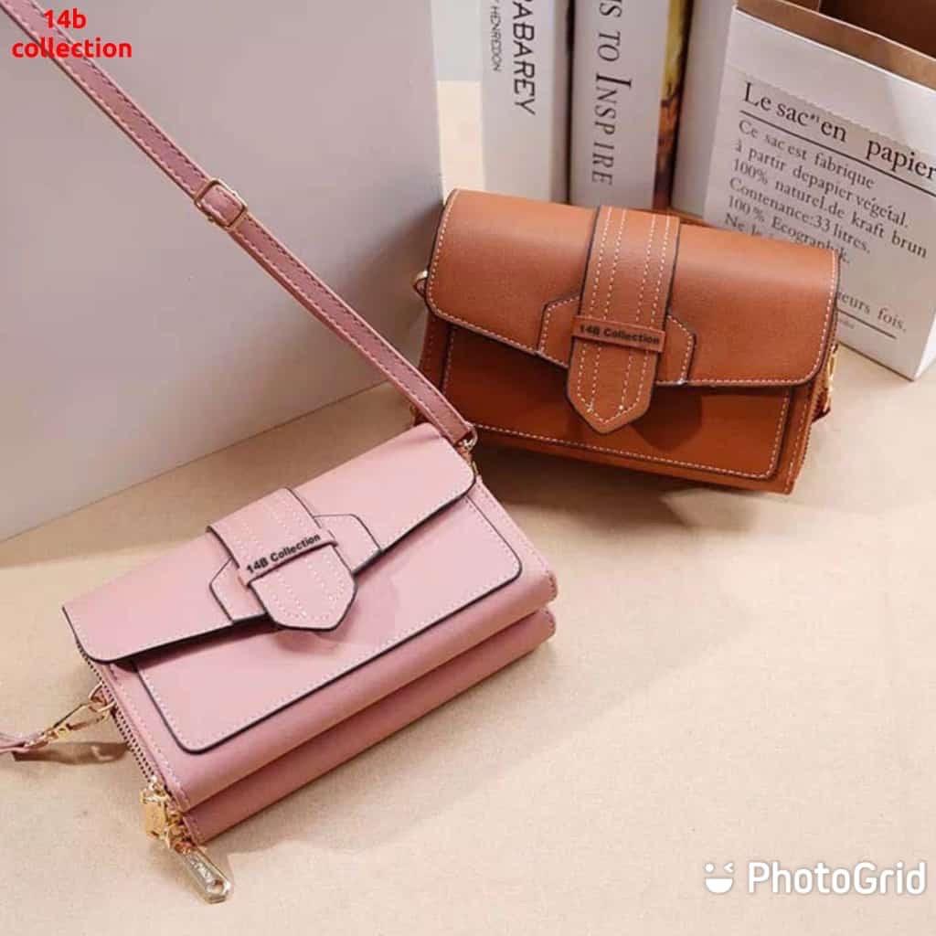 ⭐️⭐️HOT SALEE!!⭐️⭐️2 IN 1 TAS HANDBAG SELEMPANG SLINGBAG SHOULDERBAG CEWEK IMPORT KONDANGAN LB - 123