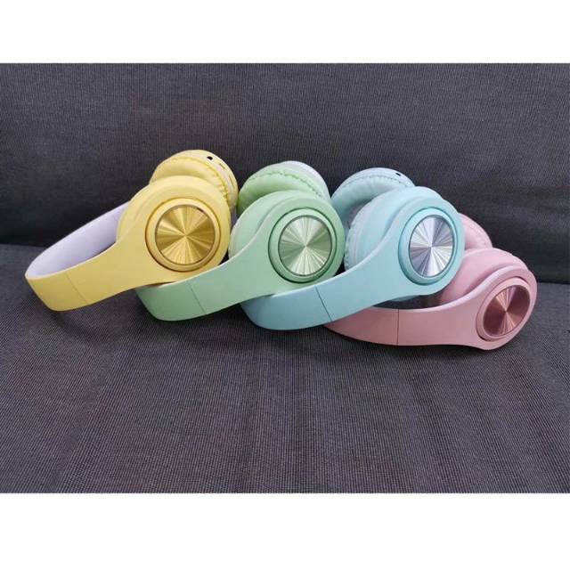 Headset Bluetooth Bando Inpods Boom Macaron B39