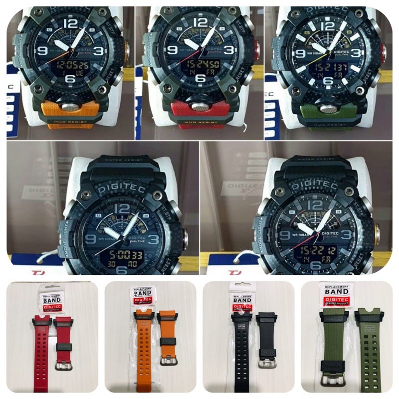 tali jam tangan Digitec  DA 3118T /DA 2118Toriginal