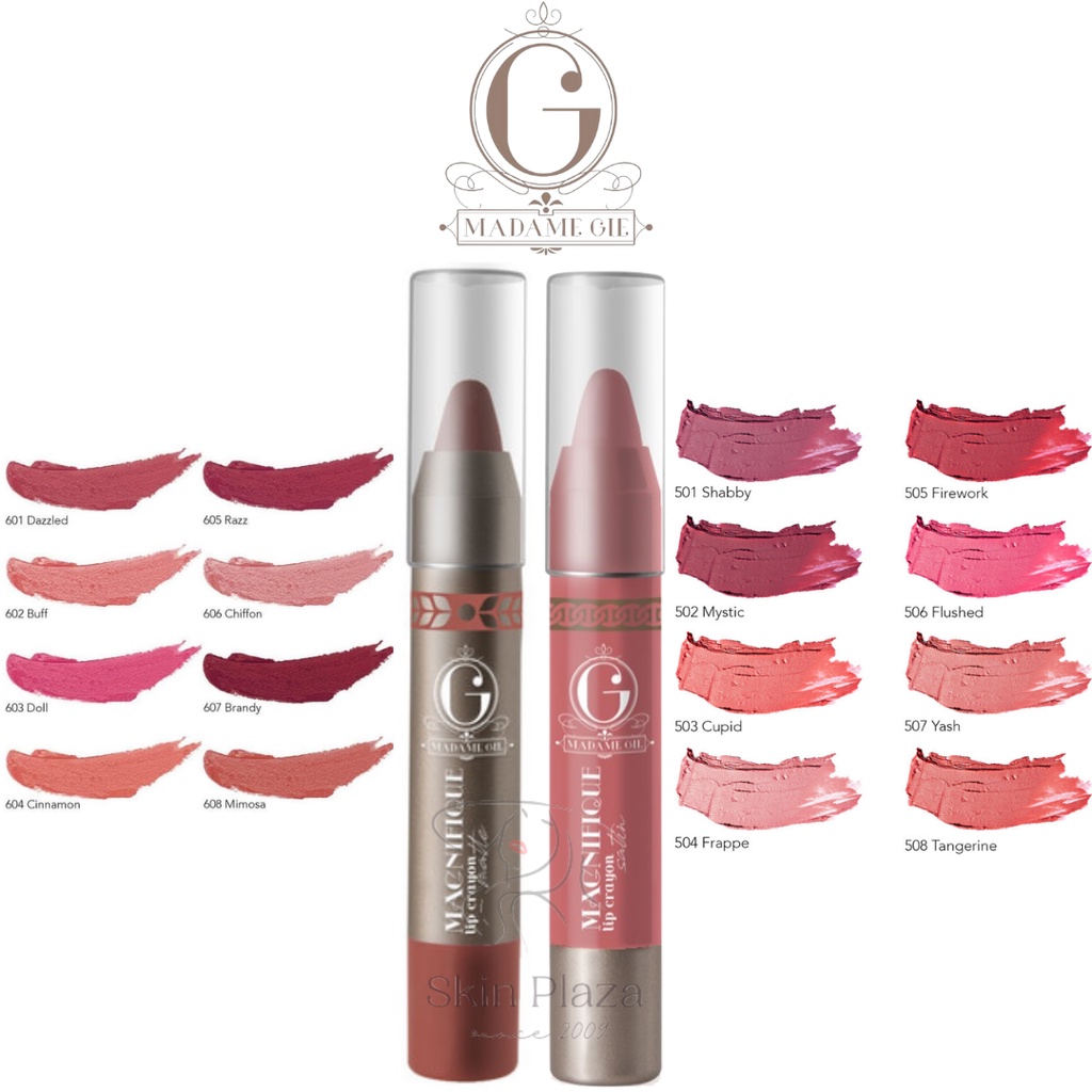 Madame Gie Magnifique Lip Crayon Satin | Matte - Lipstik