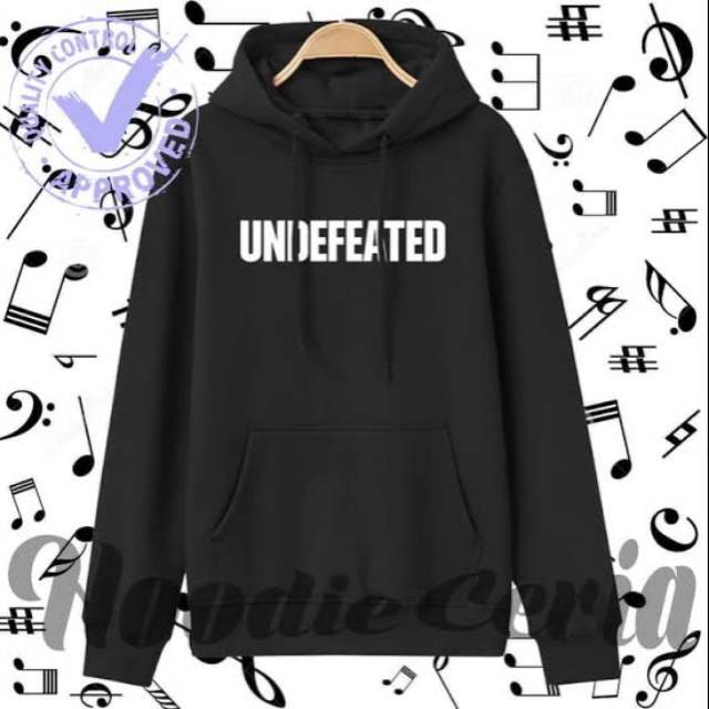JAKET HOODIE JUMPER UNDEFEATED UNISEX PREMIUM