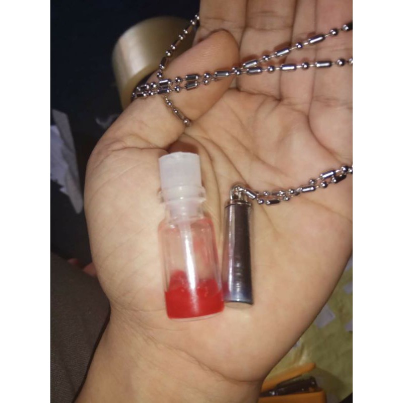 minyak bintang patuh tulang/taguh/keslamatan+liontin tabung