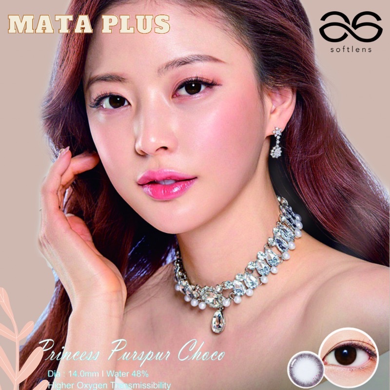 Softlens Mata plus Princess purspur Original