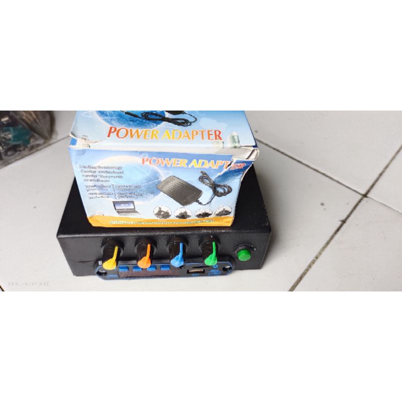 ampli mini bluetooth 12v adaptor