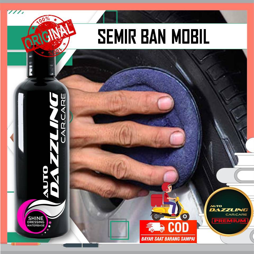 Cairan Penghitam Ban Mobil Motor Semir Ban Pengkilap Body Motor Mobil