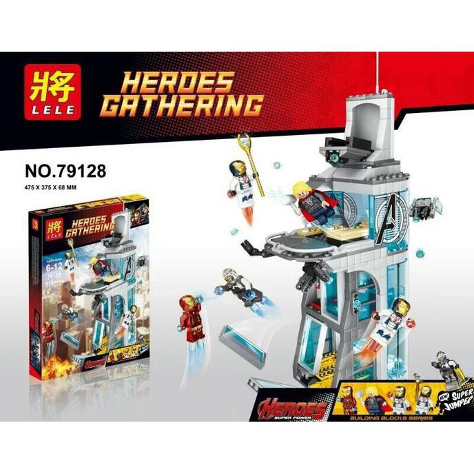 LELE SUPERHERO 79128 ATTACK ON AVENGER TOWER
