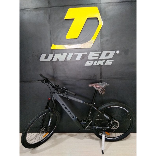 Sepeda Gunung MTB 27.5 E-bike United Manrola Grey Or Black
