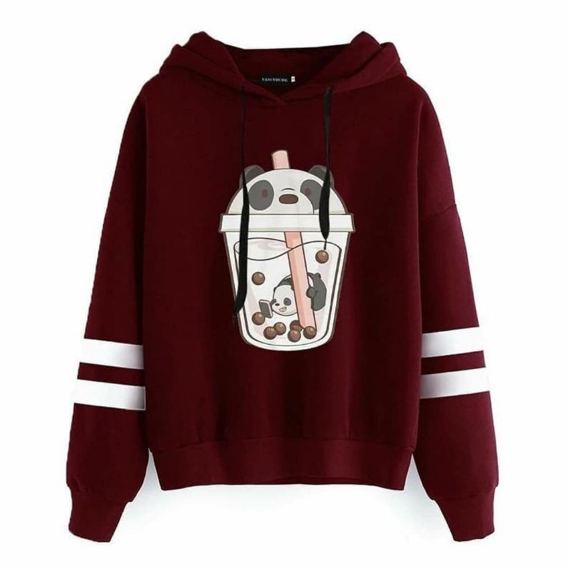 SWEATER HOODIE BOBA MAROON / HOODIE BOBA / JAKET BOBA / SWEATER MURAH / JAKET CEWEK / FASHION CEWEK