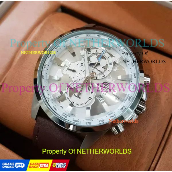 Jam Casio Edifice EFR 303L - 1A2VUDF Leather Brown
