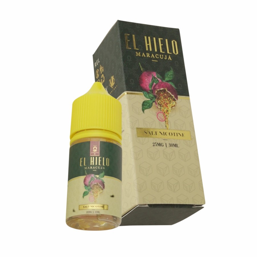 LIQUID EL-HIELO  MARACUJA &amp; IO-GURT 30ML 25MG - 100% AUTHENTIC