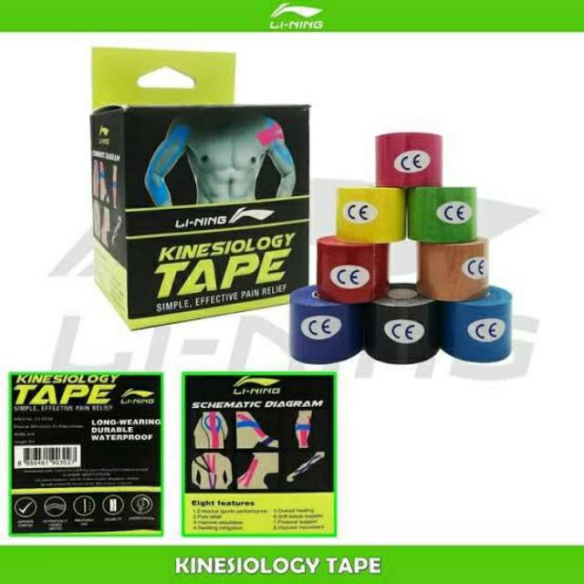 Kinesiology tape/ORIGINAL/lining/kinesio/tape/tapping/tepping/badminton/teping