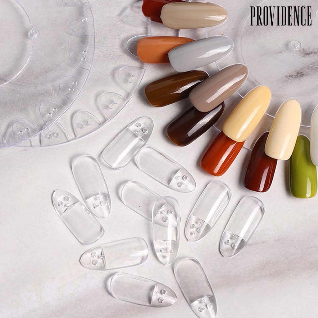 Providence Piring Display Kutek Gel Uv Bentuk Bulat Bahan Akrilik Ringan Bisa Dilepas