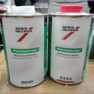 Vernish Pernis Spies Hecker 8040 Clear Coat 1 Liter Set