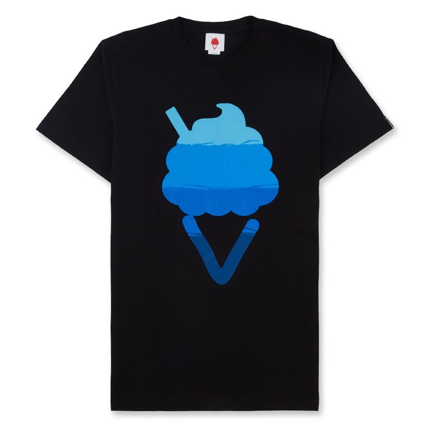 

SundaySundayCo - Kaos Pria - Wavey Cone Black