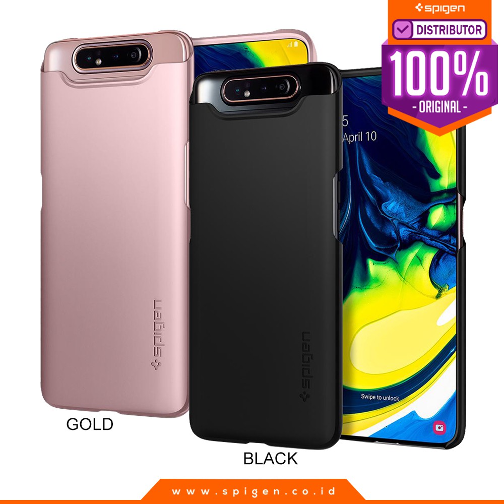 

Case Galaxy A80 Spigen Light & Slim Hardcase Thin Fit Original Casing