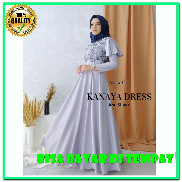 Baju Gamis Nibras Terbaru 2020 Dress Wanita Syari Muslim Muslimah AF386  TerbaruKanaya MaxiModernMu